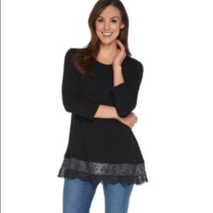 LOGO by Lori Goldstein Black Top